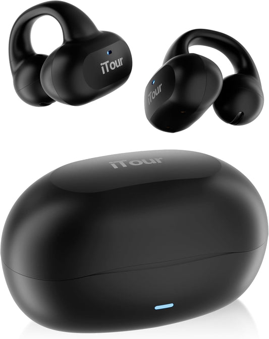 iTour Z50S Pro Max Translation Earbuds, Real Time Two-Way Translator Earbuds 127 Languages, Voice & Video Call Translator Headphones, Online & Offilne Language Translation Device for Travel & Business