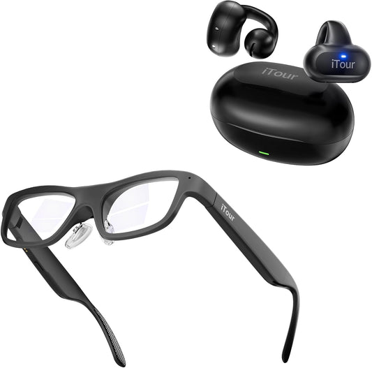 Translator Earbuds Real Time, iTourTranslator Two Way Translation Ear Buds, iTour D-Lite Dual Screen Language Translator Device