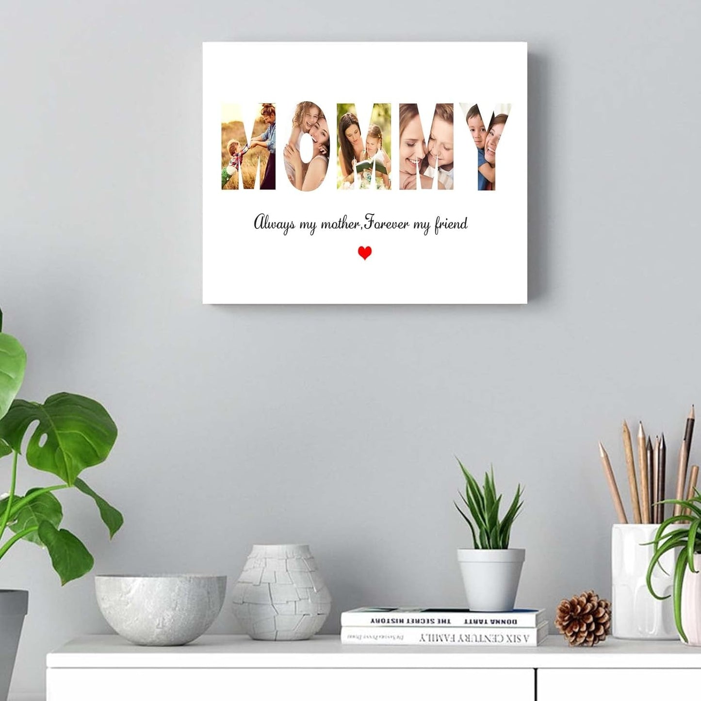 A collage of 5 photographs,Mom photo collage,Mummy photo collage,Mommy photo collage,Mothers day collage template,Mothers day gift,Gift for Mom,Custom Wooden Collage Picture frames for Wall Decor