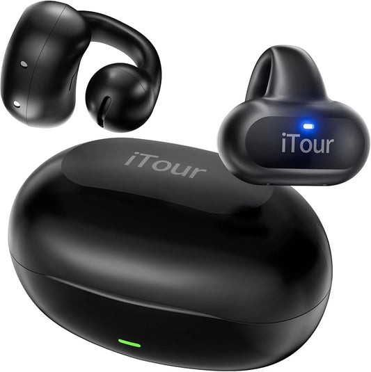 iTour Z50S Pro Translator Earbuds Real Time Two Way Translation Earbuds, Offline & Online Language Translator Device, Video Call & Photo Translation, AI Voice Translator Earphone for Business, Travel