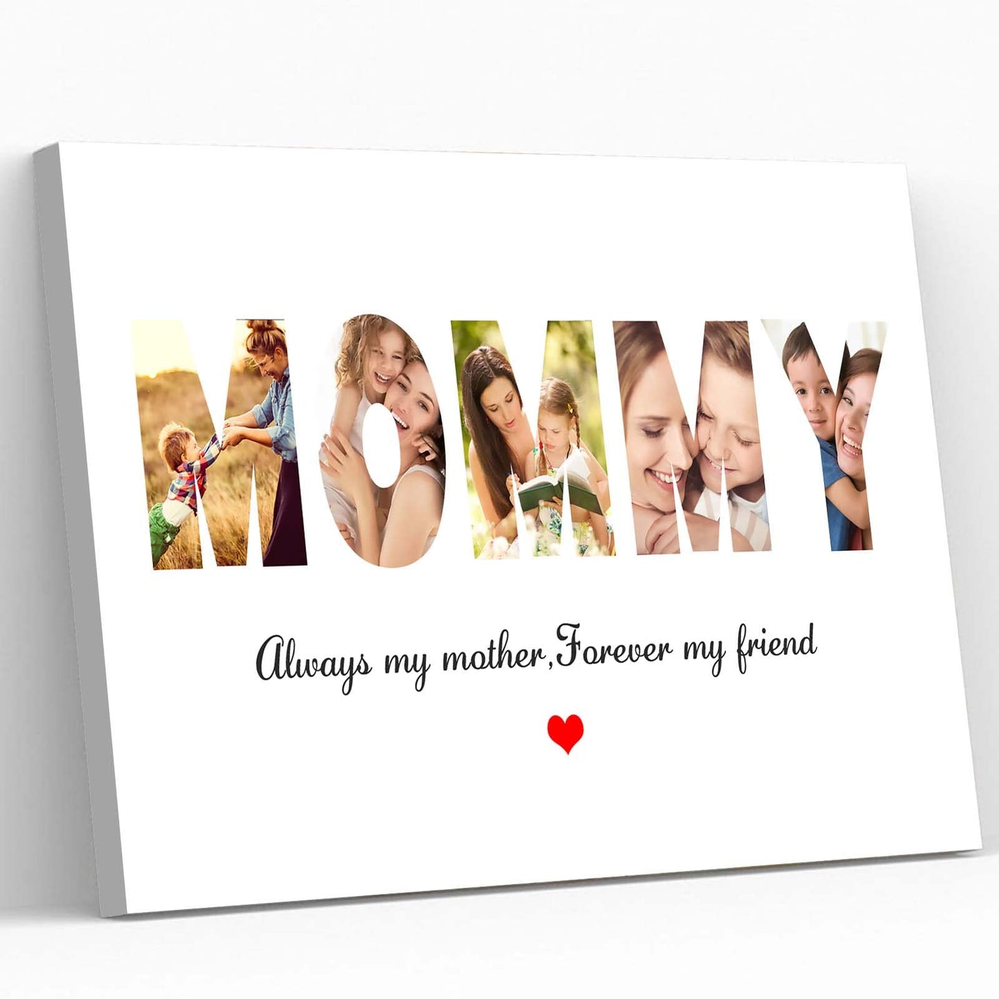 A collage of 5 photographs,Mom photo collage,Mummy photo collage,Mommy photo collage,Mothers day collage template,Mothers day gift,Gift for Mom,Custom Wooden Collage Picture frames for Wall Decor