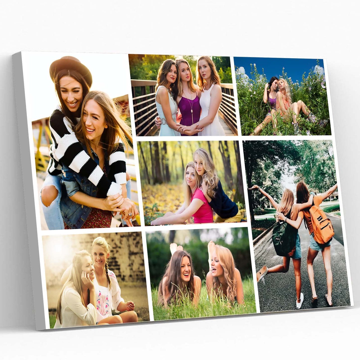 A collage of 5 photographs,Mom photo collage,Mummy photo collage,Mommy photo collage,Mothers day collage template,Mothers day gift,Gift for Mom,Custom Wooden Collage Picture frames for Wall Decor